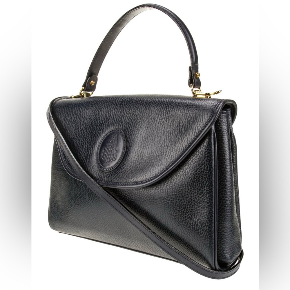 Mark Cross Blue “Murphy"  Cross Body/ Satchel bag